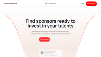 Screenshot of Meet Sponsors